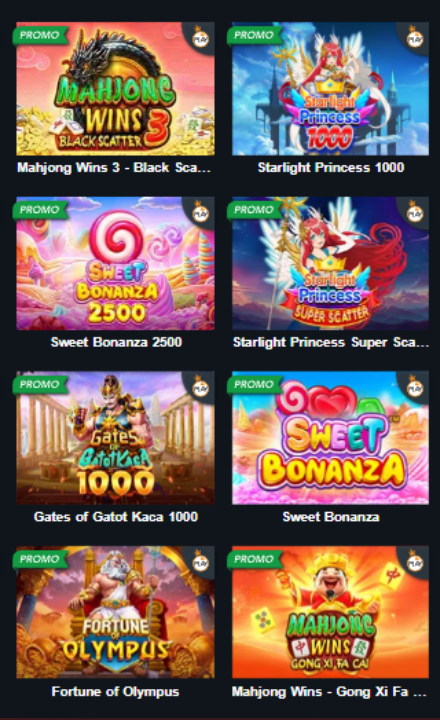 Tampilan katalog aplikasi DAYWINBET